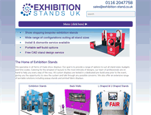 Tablet Screenshot of exhibition-stand.co.uk
